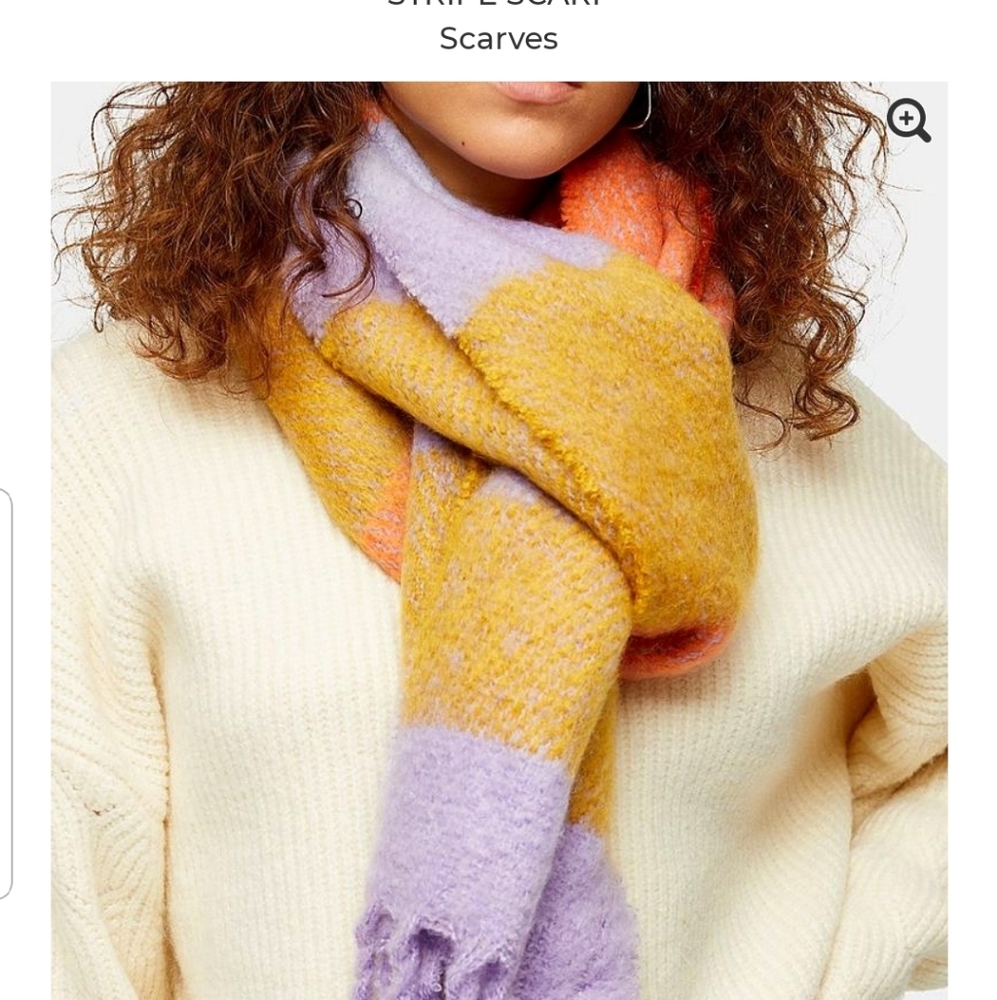 Topshop Striped Scarf